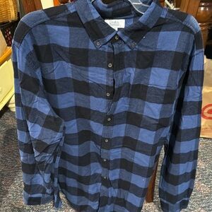 Mens Croft&Barrow long sleeve flannel shirt